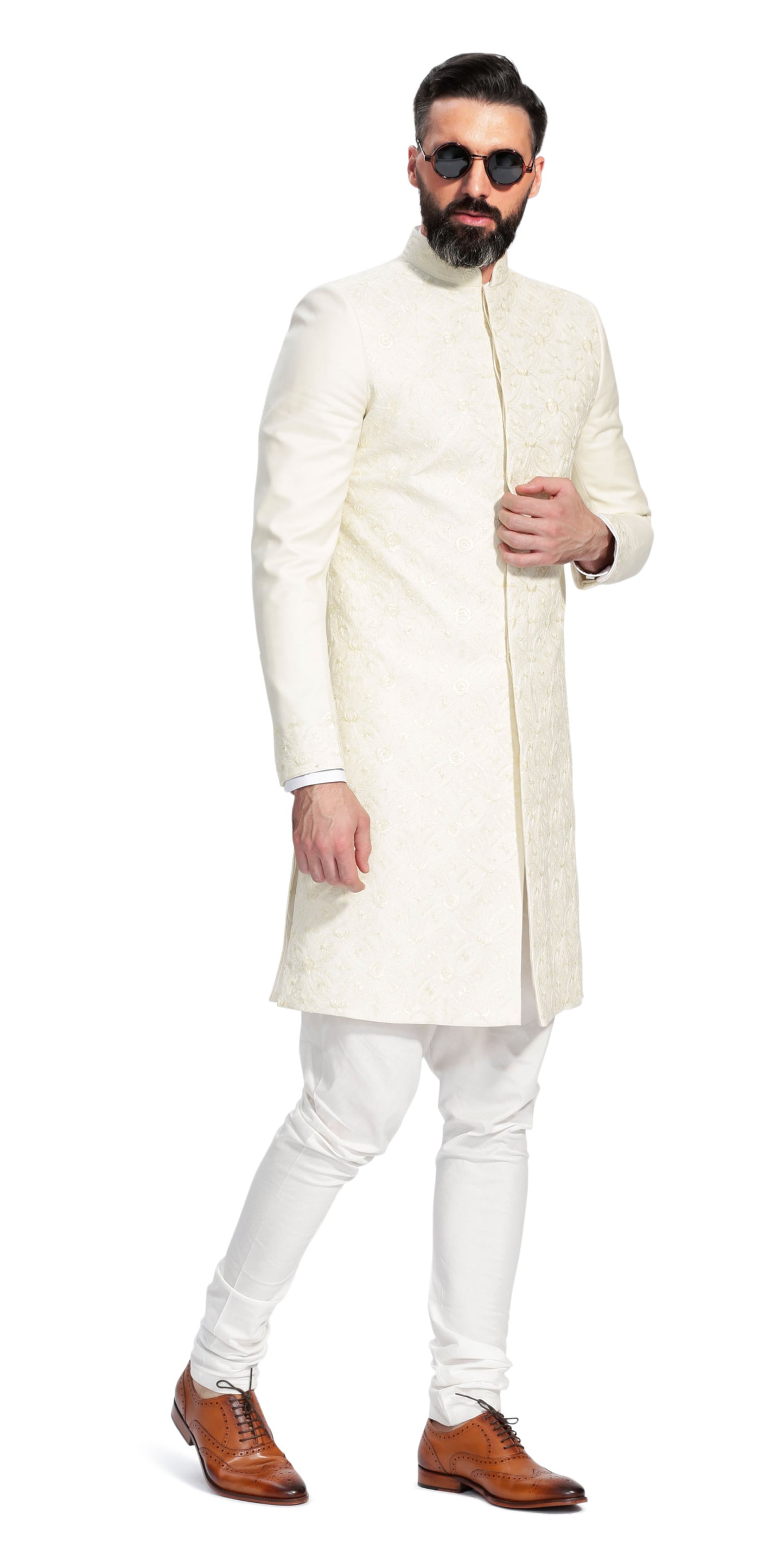 Esfahan White Sherwani