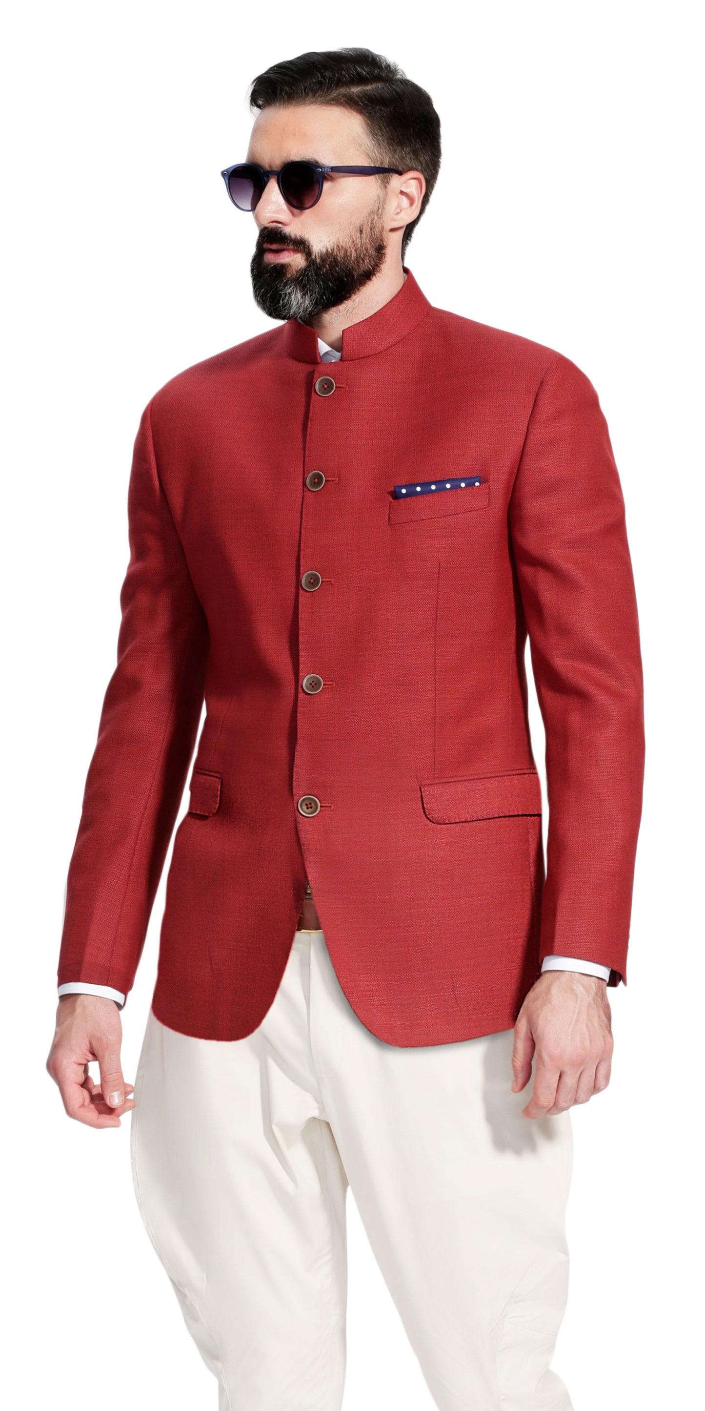 Gurhkan Scarlet Bandhgala