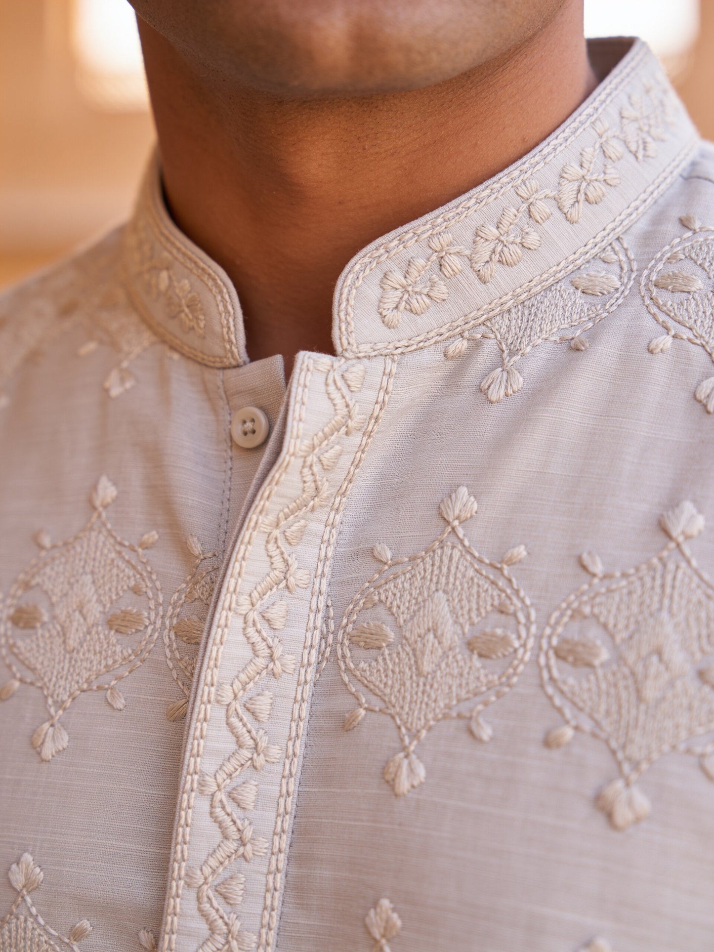 hs26-kurta-set-light-grey macro
