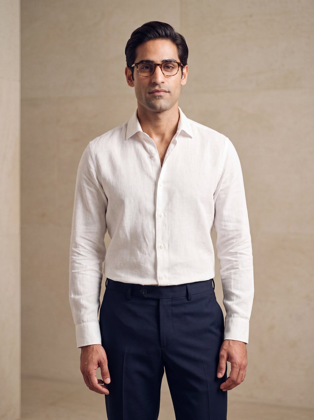 Linen Shirt in White