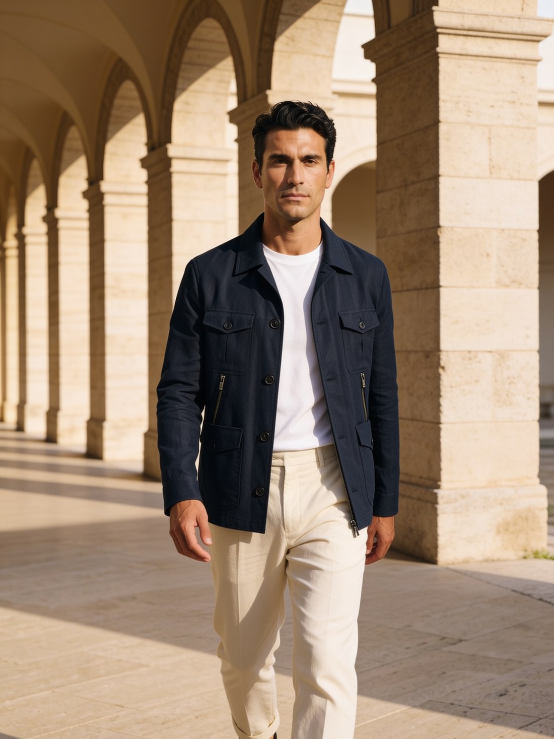 Desert Jacket in Navy