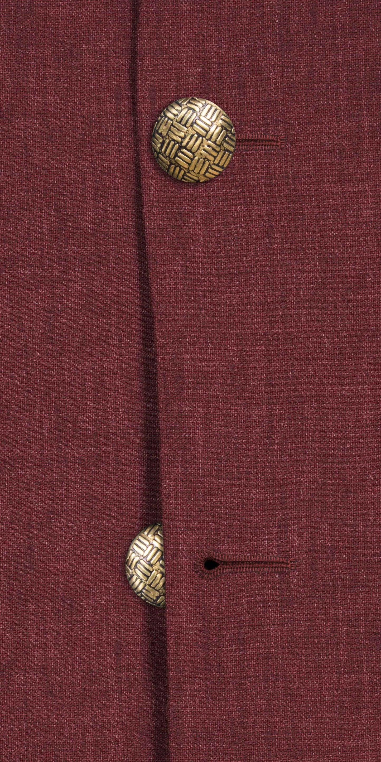 Eshwaan Burgundy Bandhgala