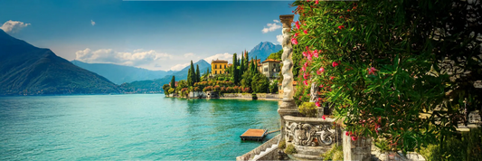 Lake Como: White Linen on Blue Water