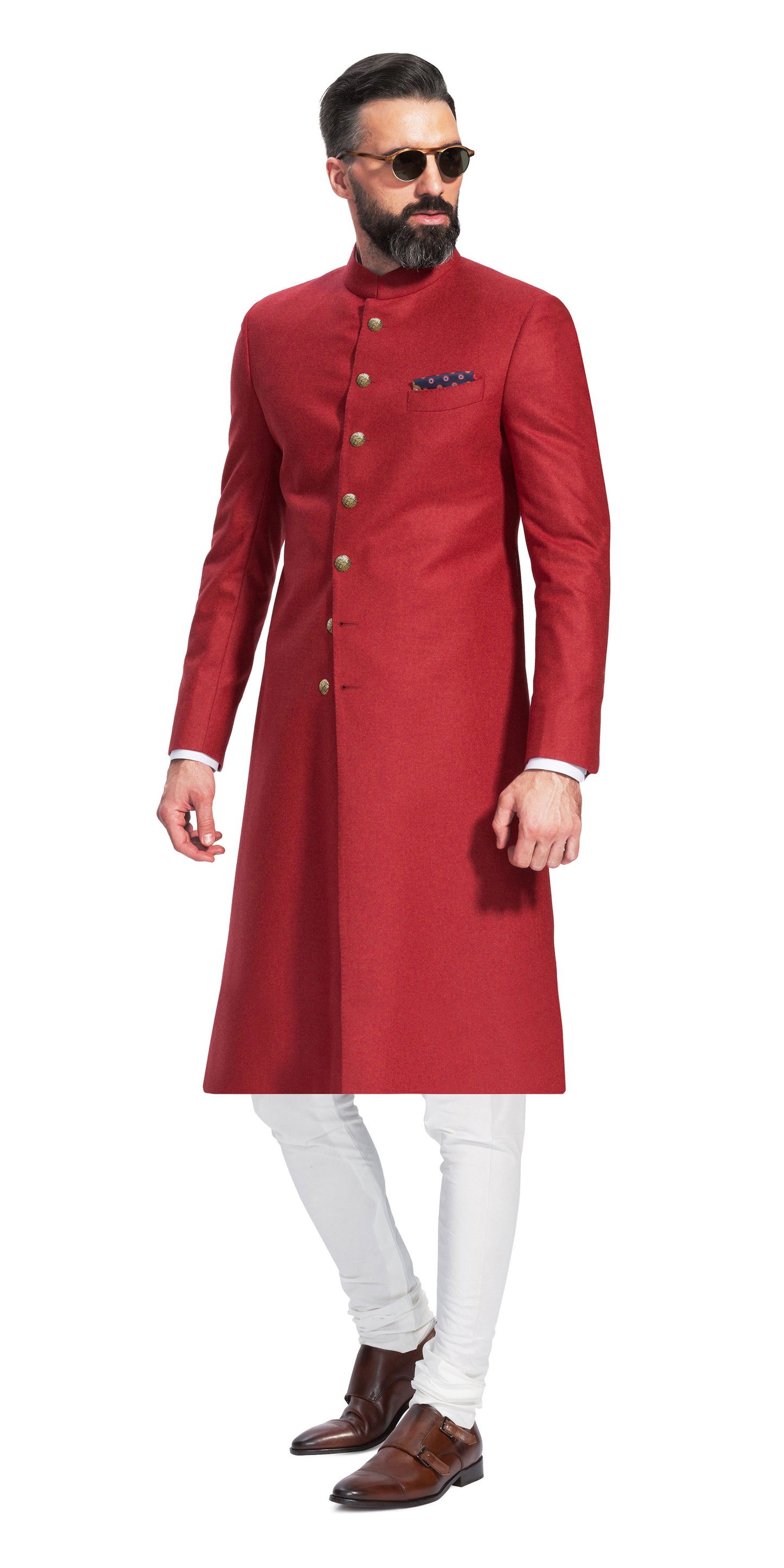 Gurhkan Ruby Sherwani