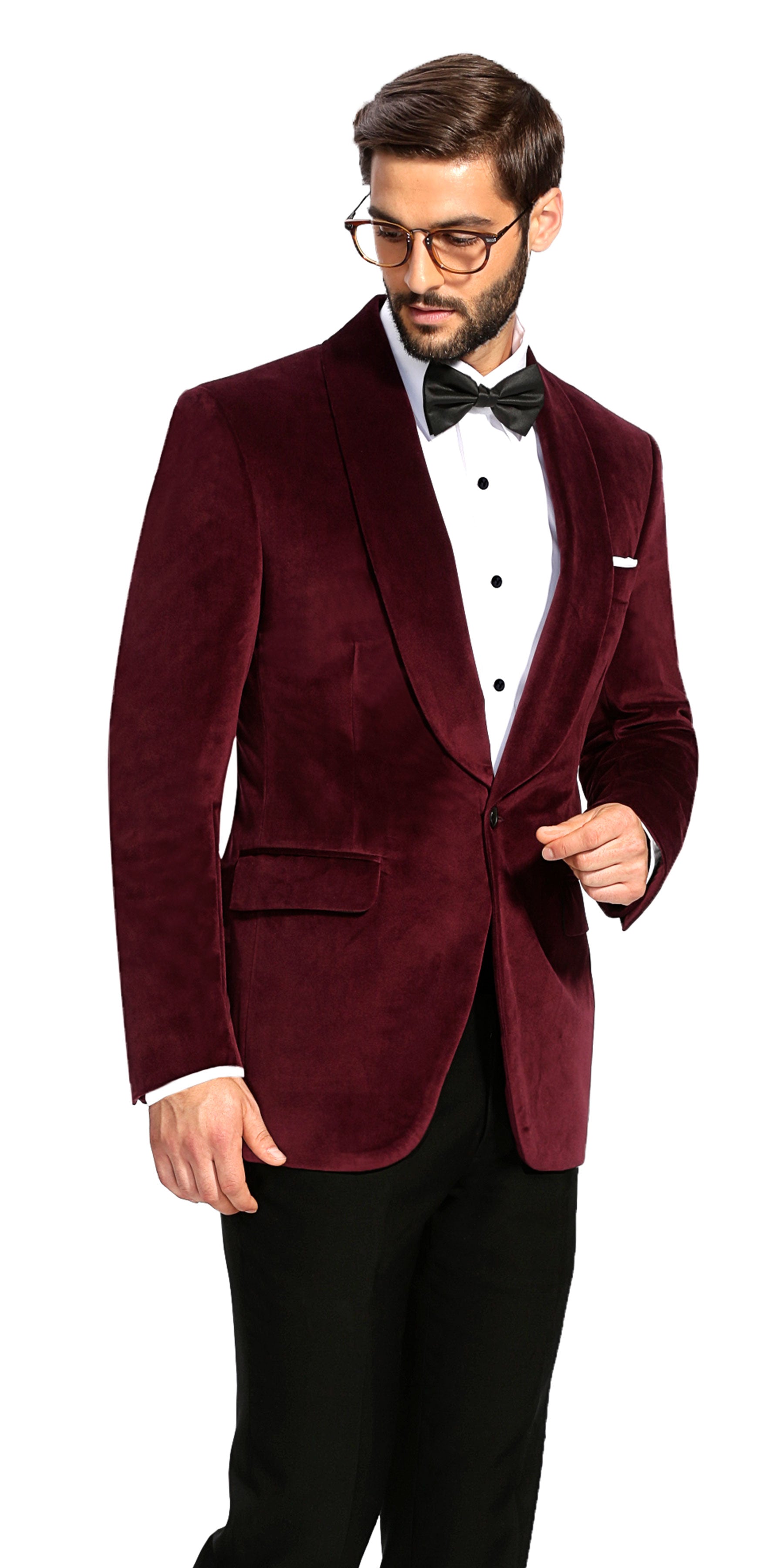 Amalfi Merlot Tuxedo Suit