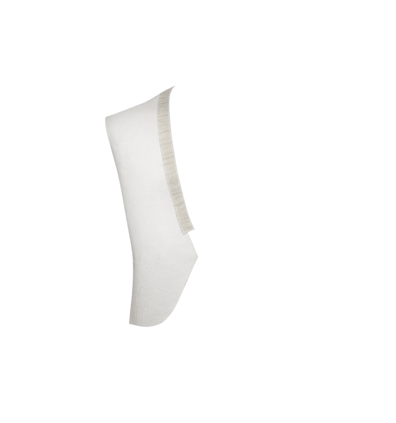 Horsehair canvas, left