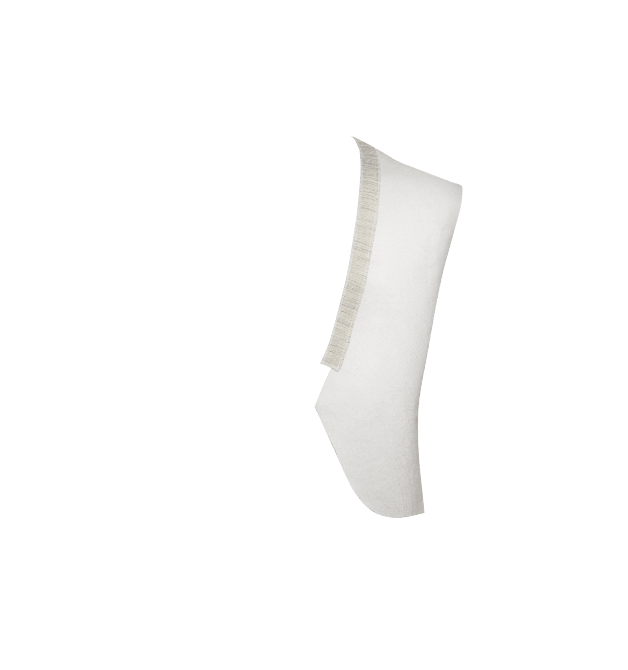 Horsehair canvas, right