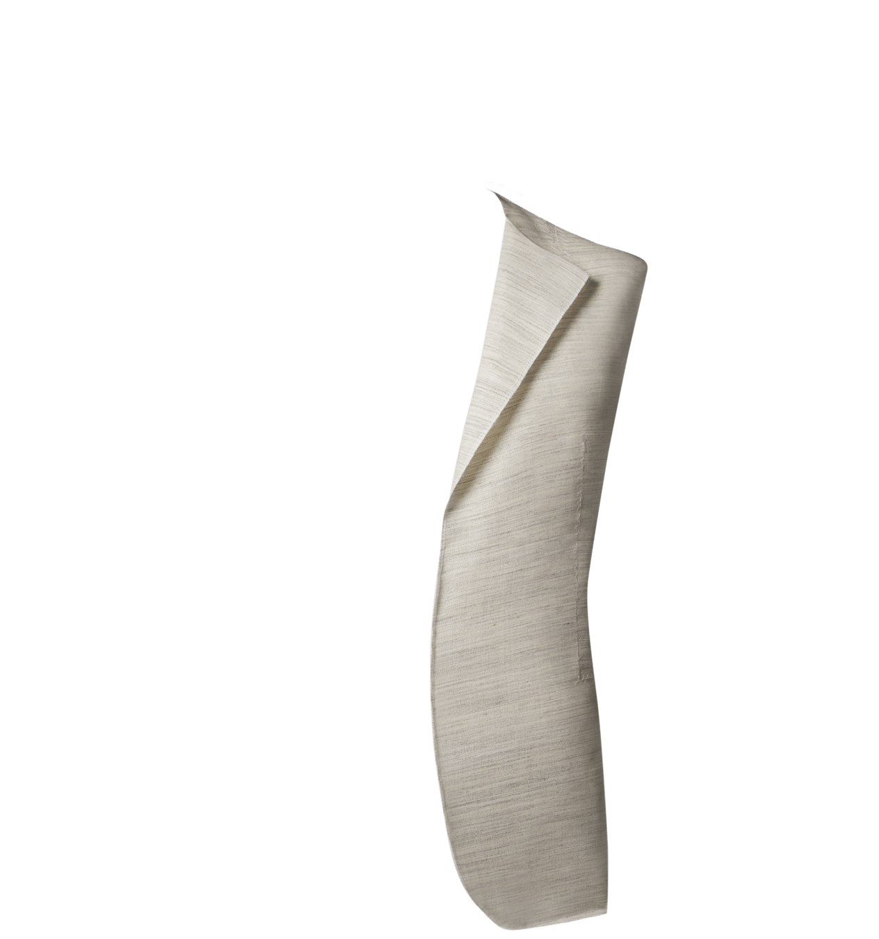 Outer fabric, right front