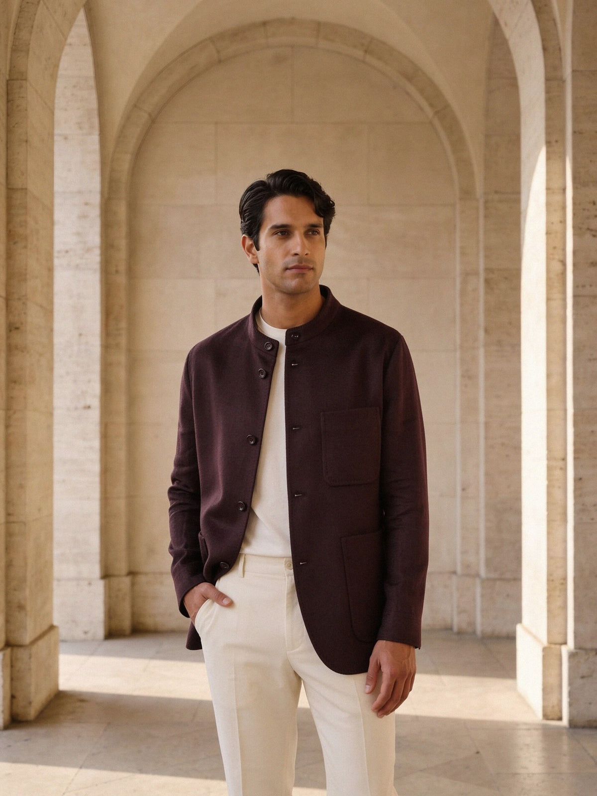 Chore Jacket — Burgundy