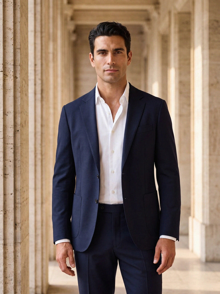 Comfort Blazer — Navy