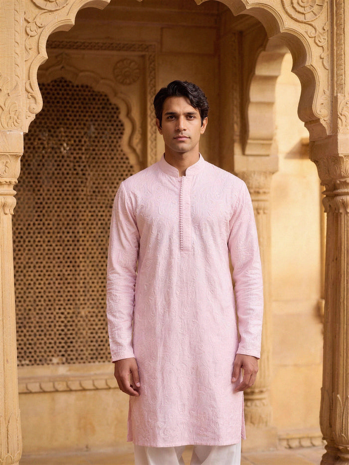 Kurta Set — Baby Pink