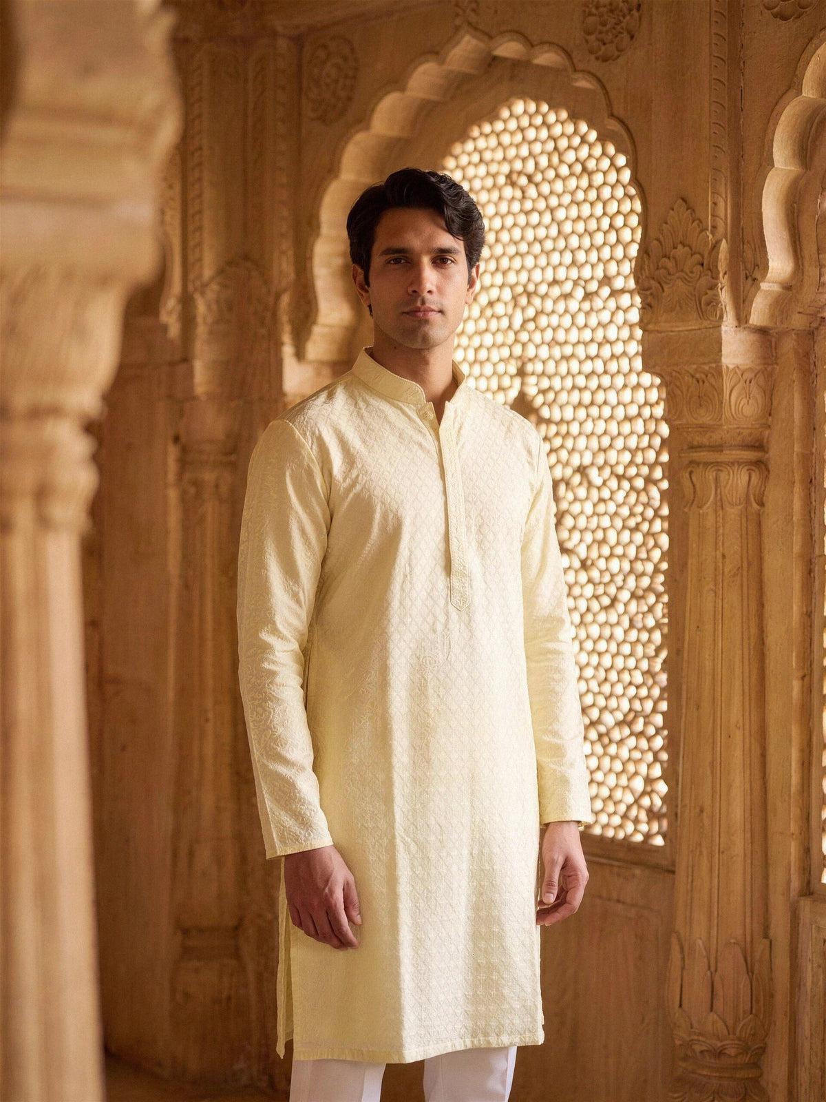 Kurta Set — Butter Yellow