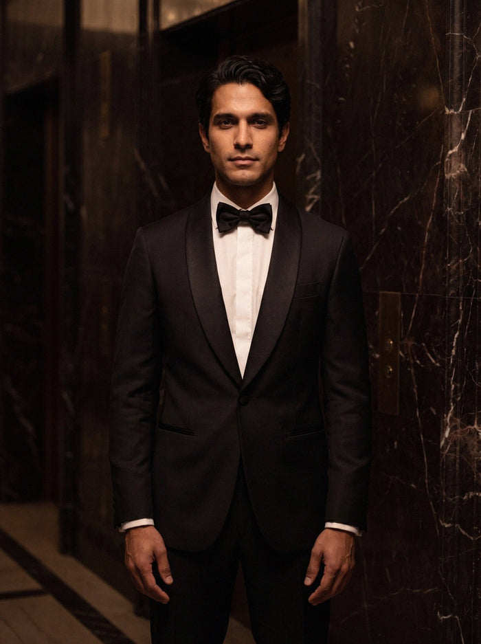 Shawl-Collar Tuxedo — Black