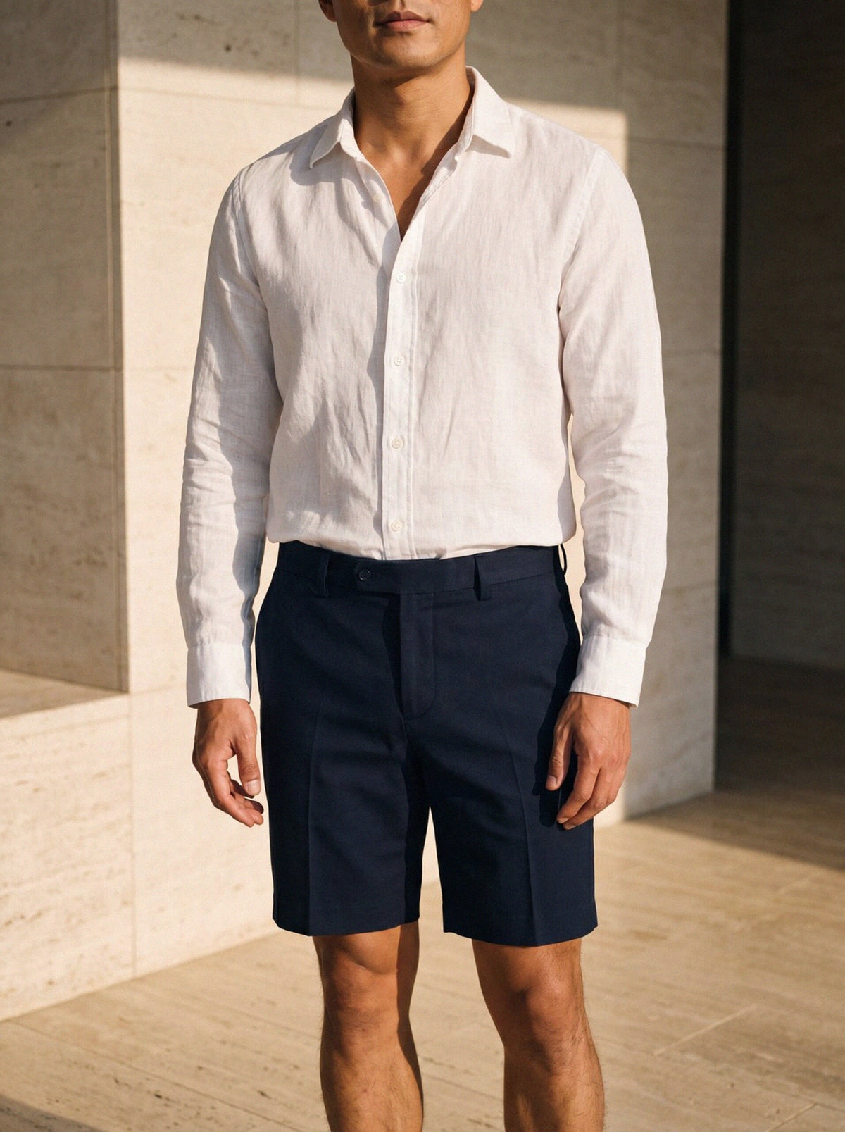 Tailored Short — Navy