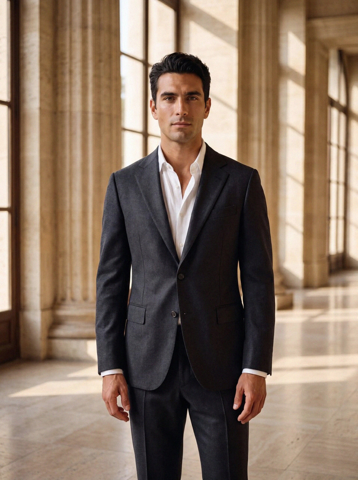 Travel Blazer — Charcoal