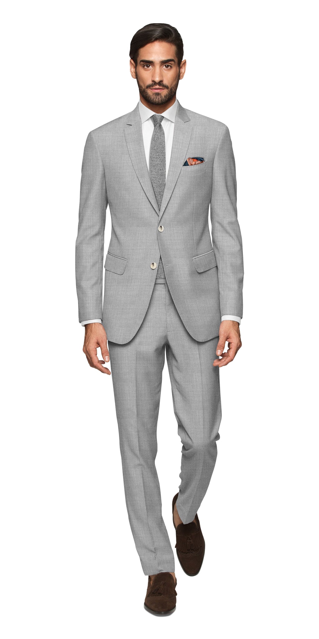 Genoa Light Grey Suit