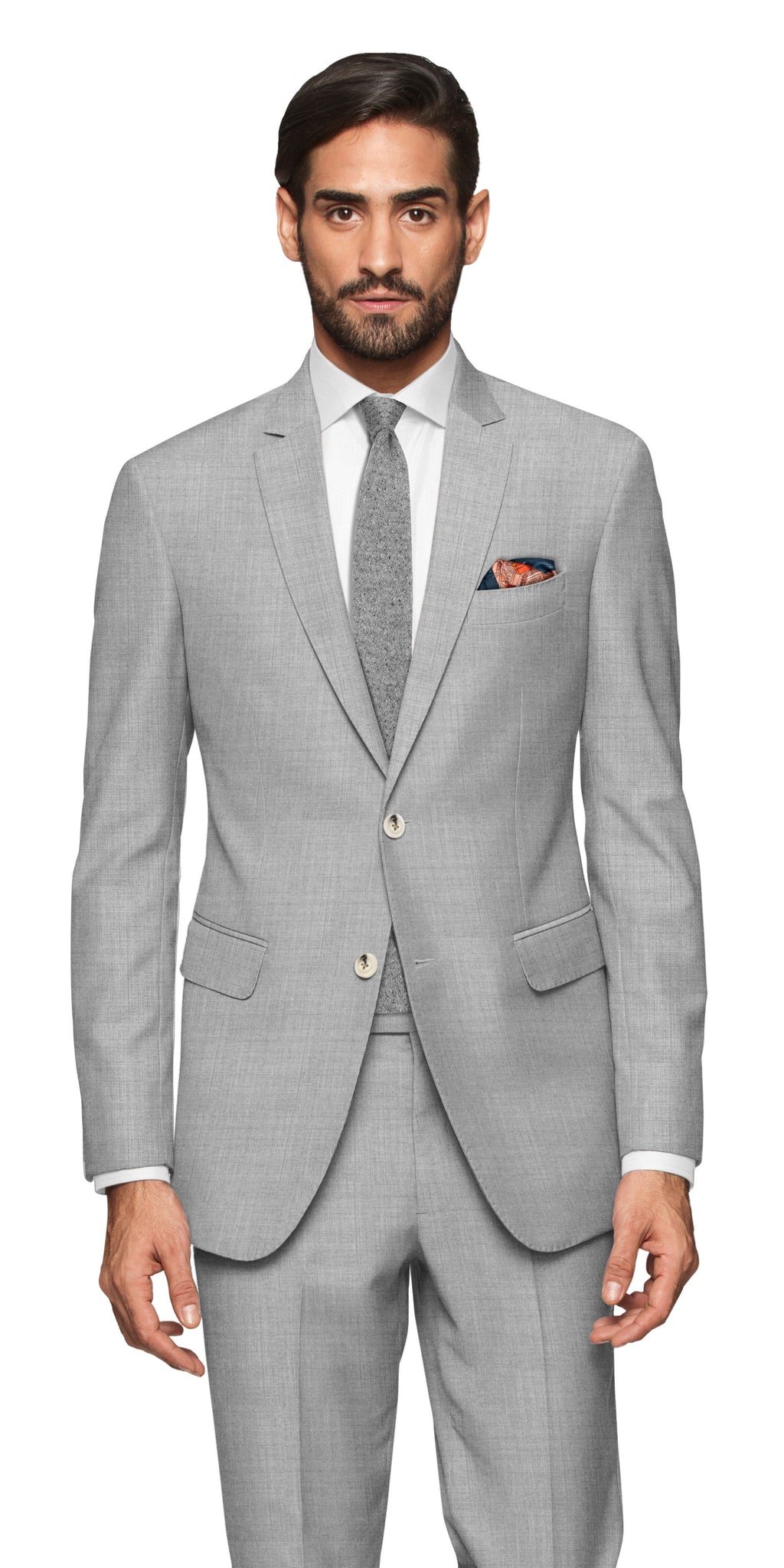 Genoa Light Grey Suit