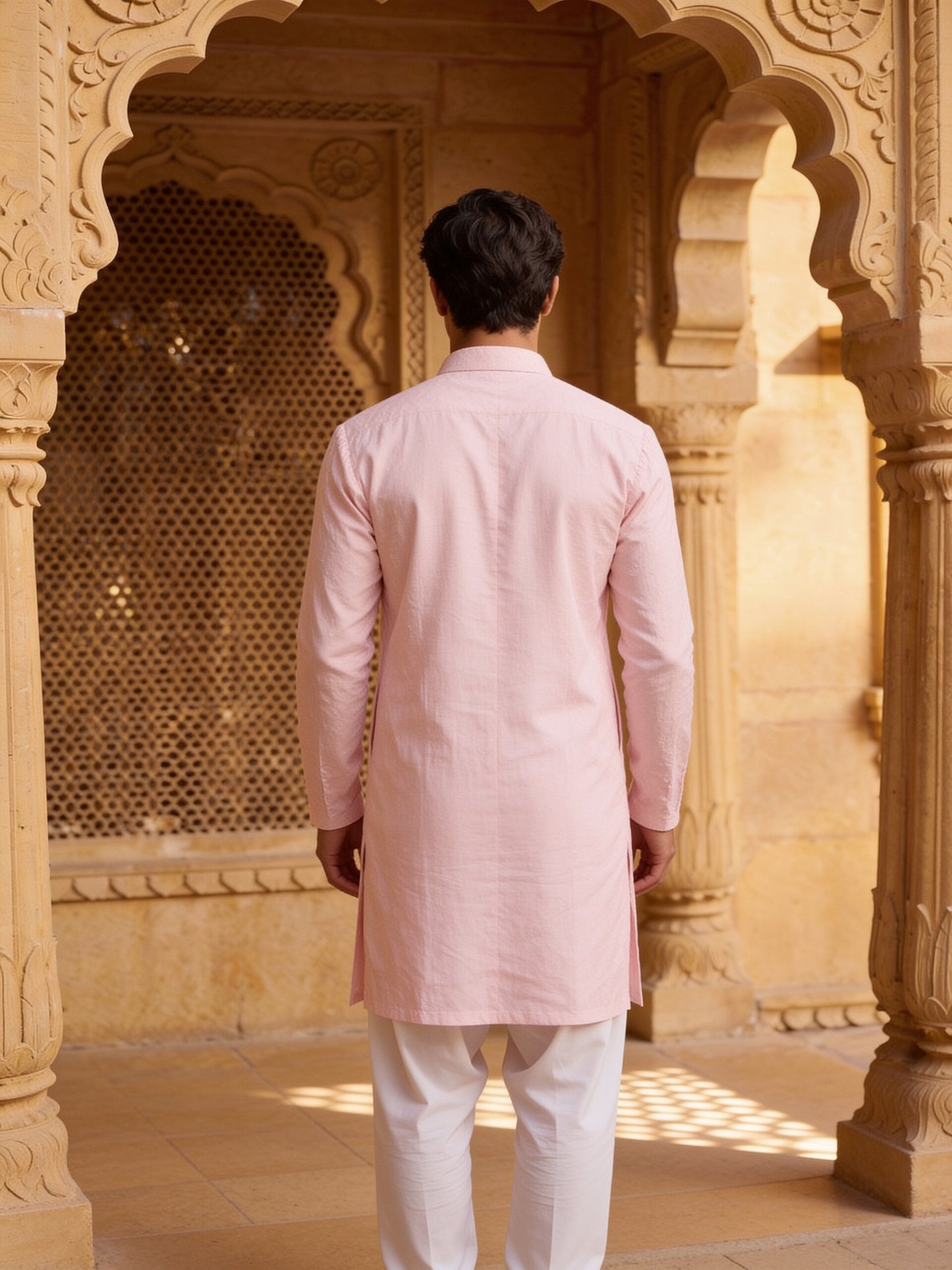 hs26-kurta-set-baby-pink back