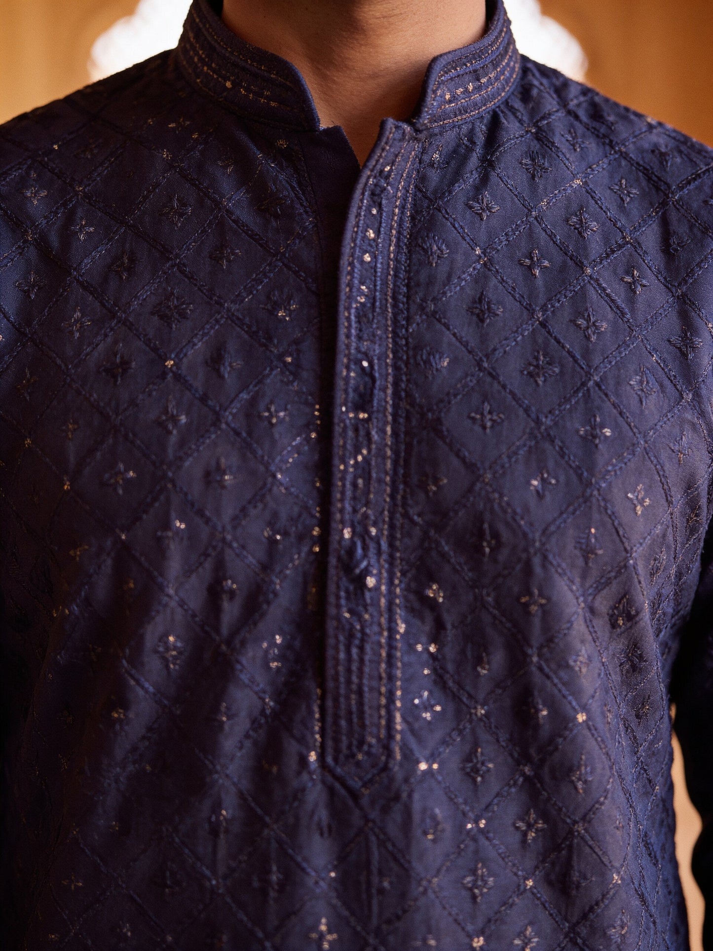 hs26-kurta-set-navy macro