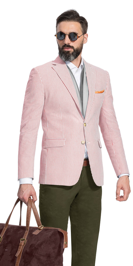 Ravello Red Striped Jacket