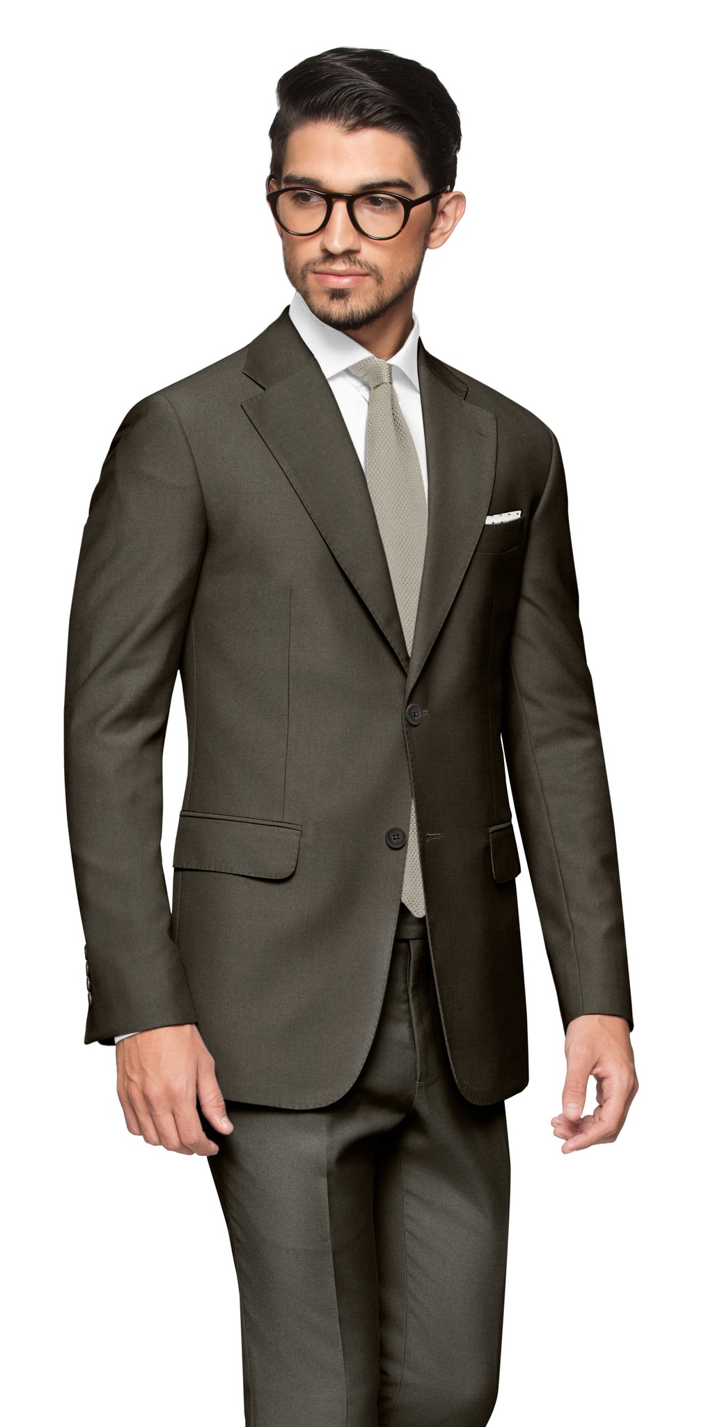 Reggio Emilia Brown Grey Suit