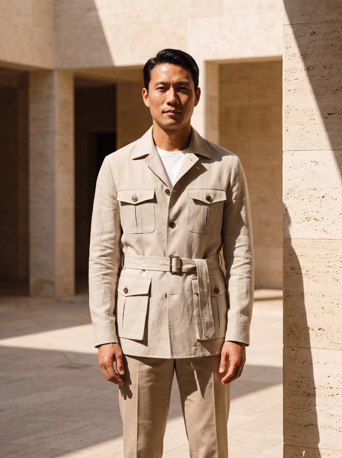 Bush Jacket in Stone