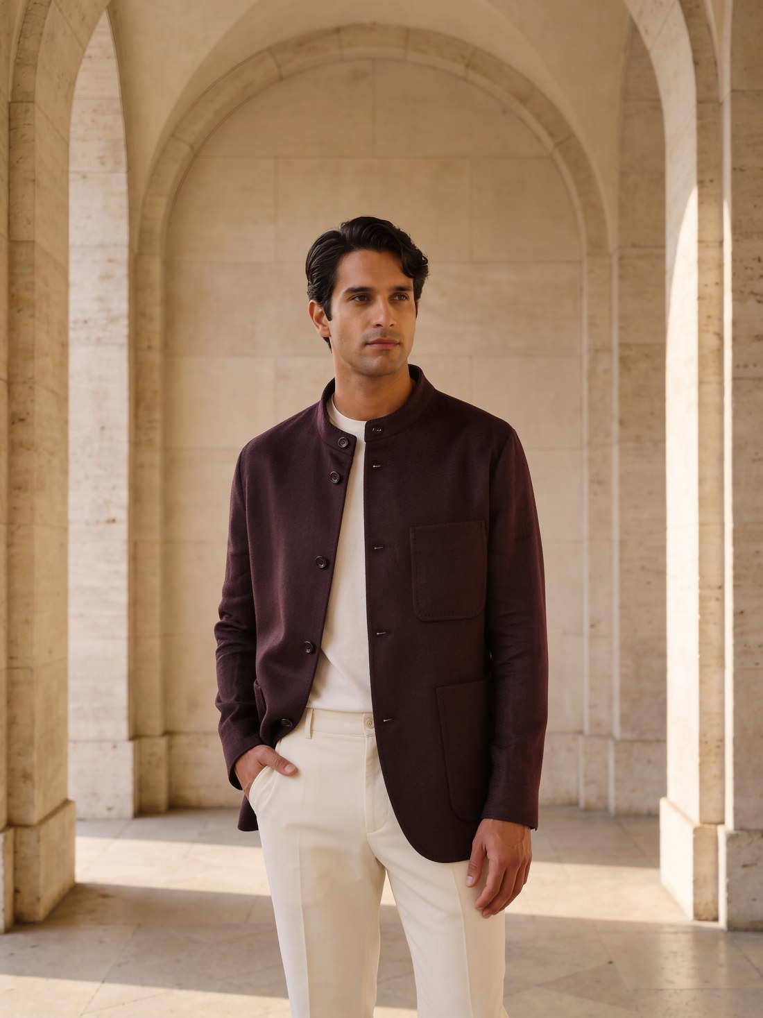 Chore Jacket in Burgundy