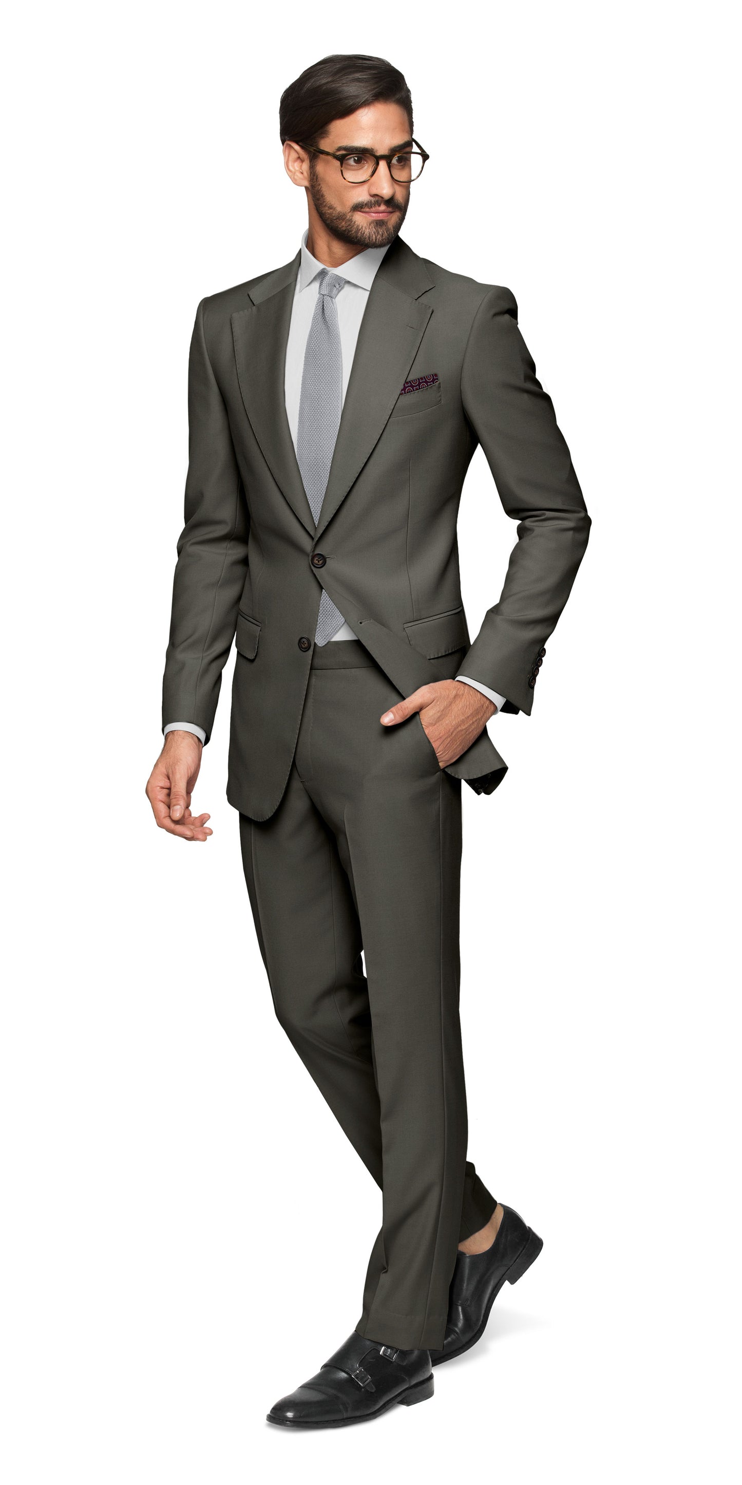 Verona Olive Green Suit
