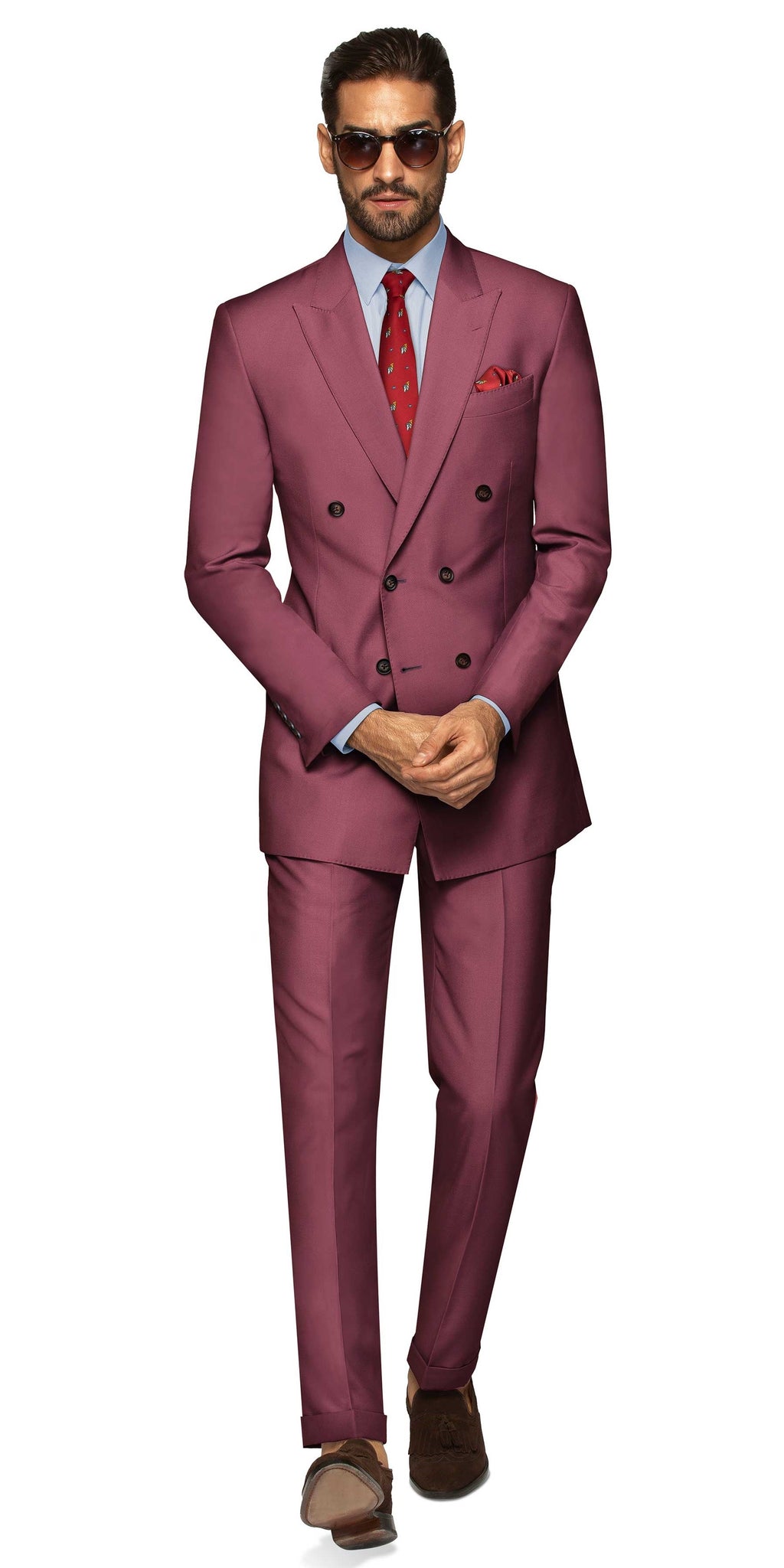Horsforth Wool Lycra Burgundy