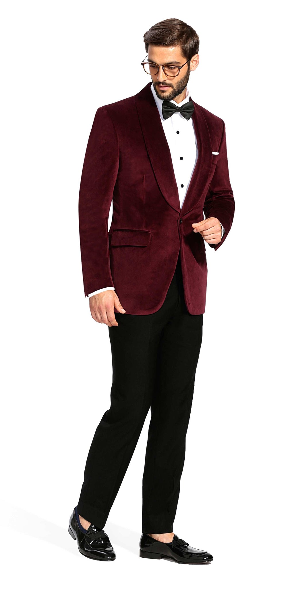 Amalfi Merlot Tuxedo Suit