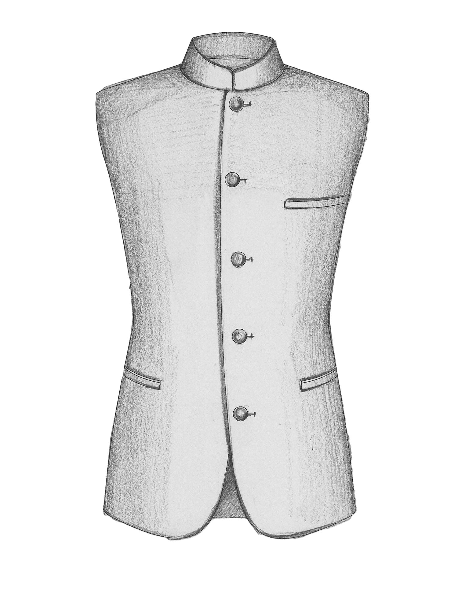 Custom Nehru Vest