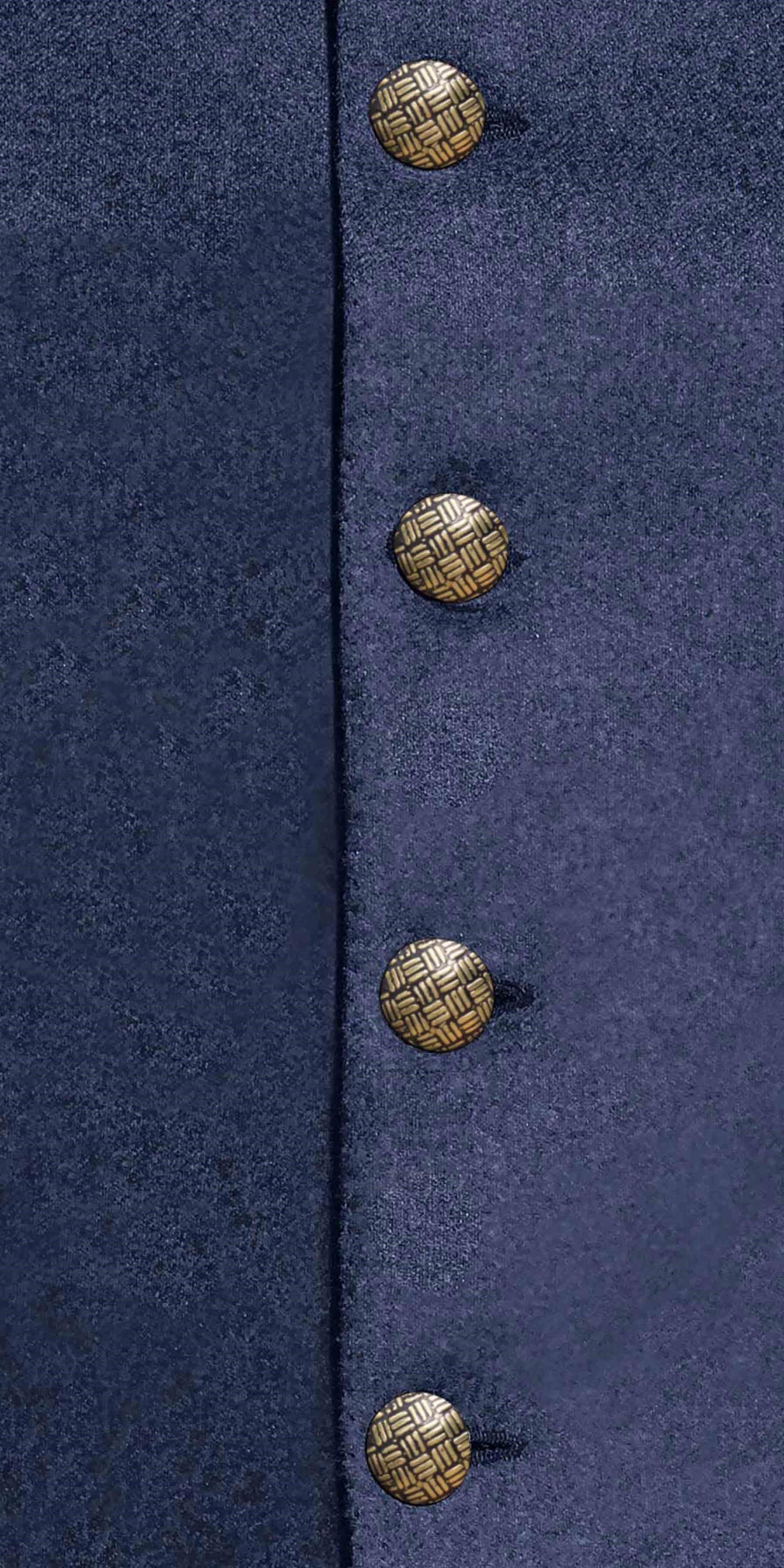 Gurhkan Navy Blue Sherwani