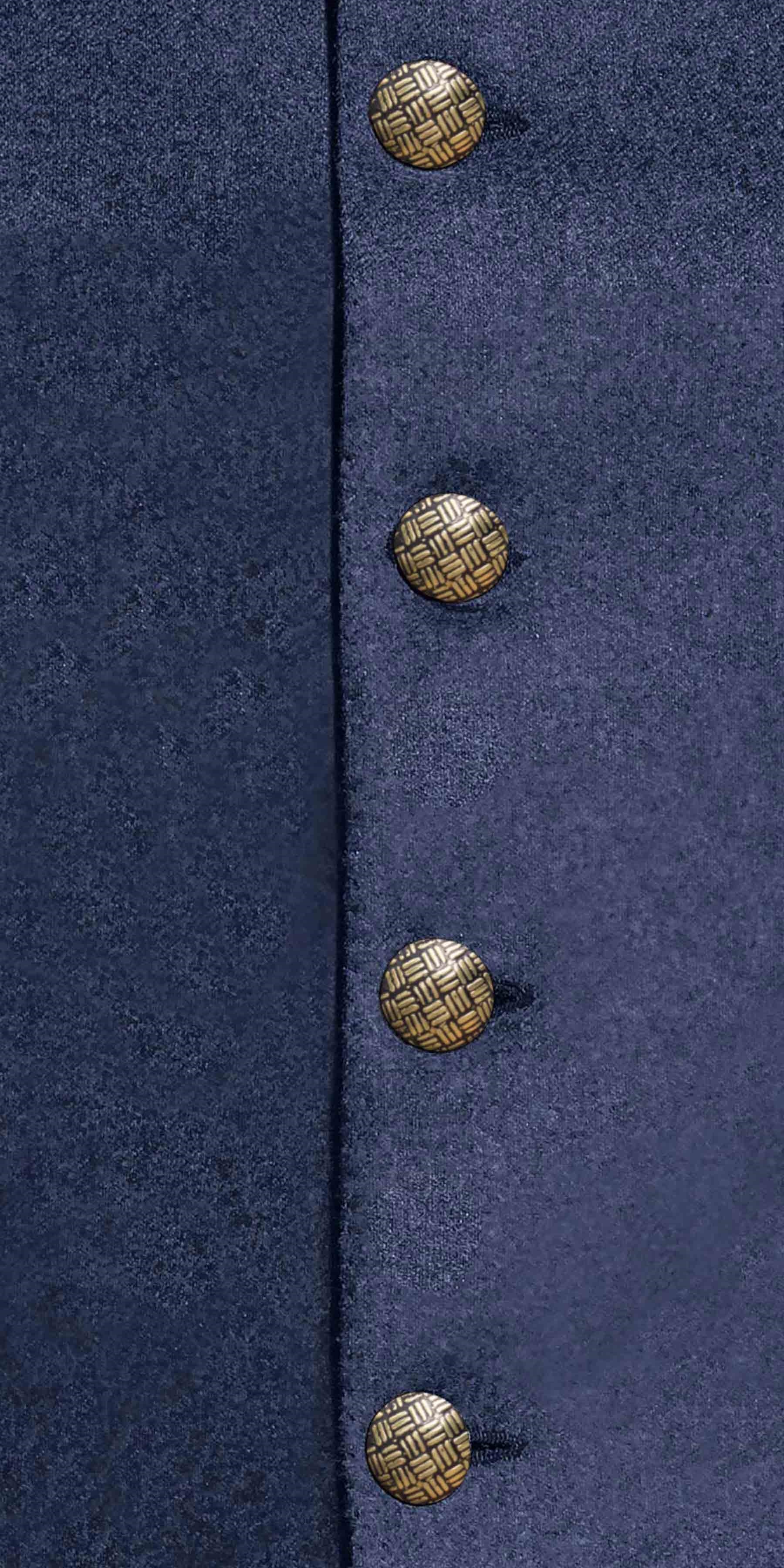 Gurhkan Navy Blue Sherwani