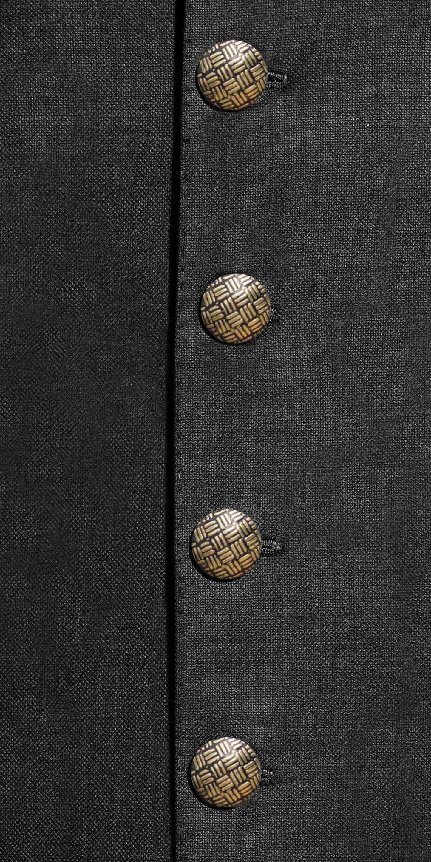 Gurhkan Noir Black Sherwani