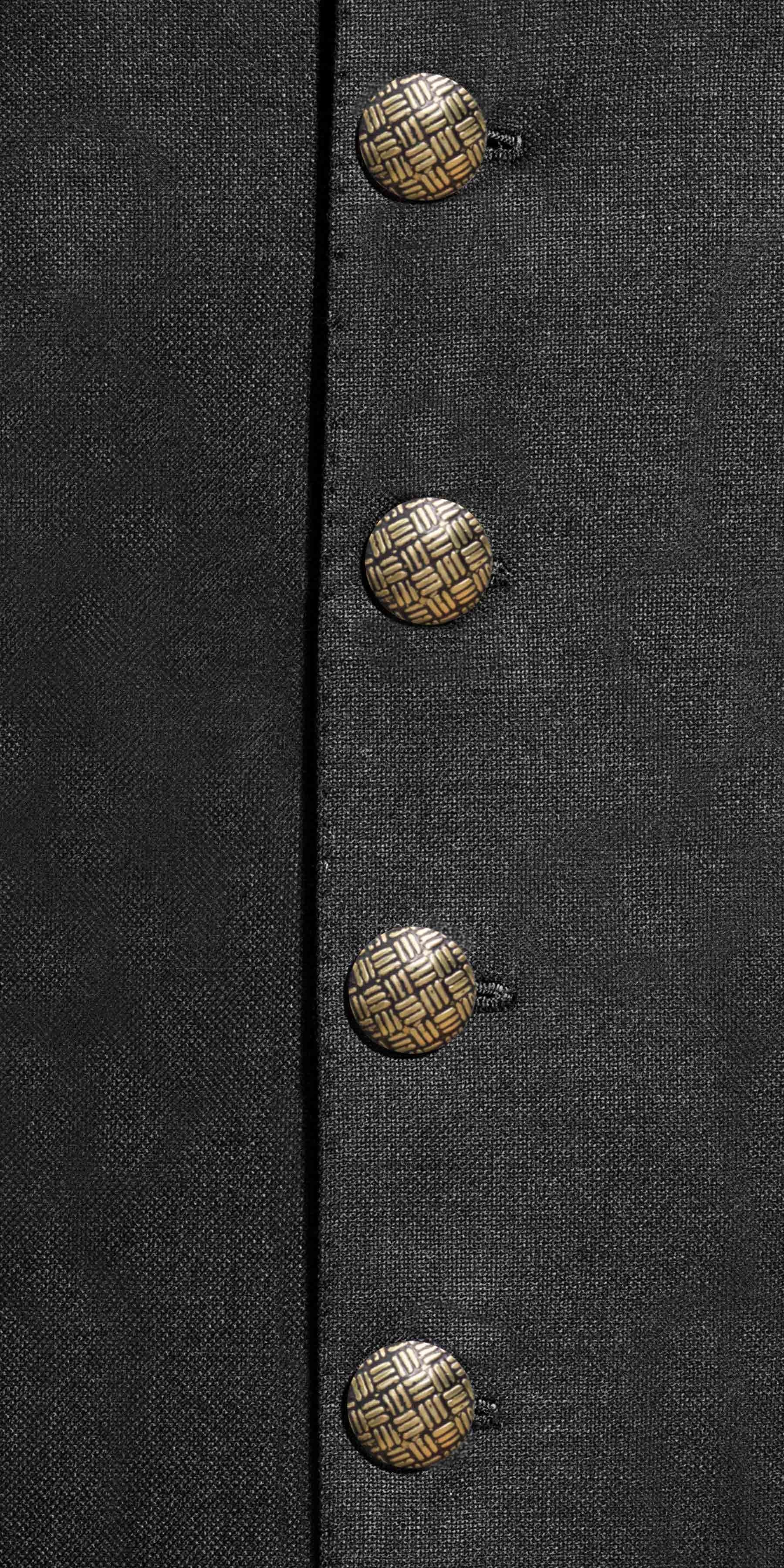 Gurhkan Noir Black Sherwani