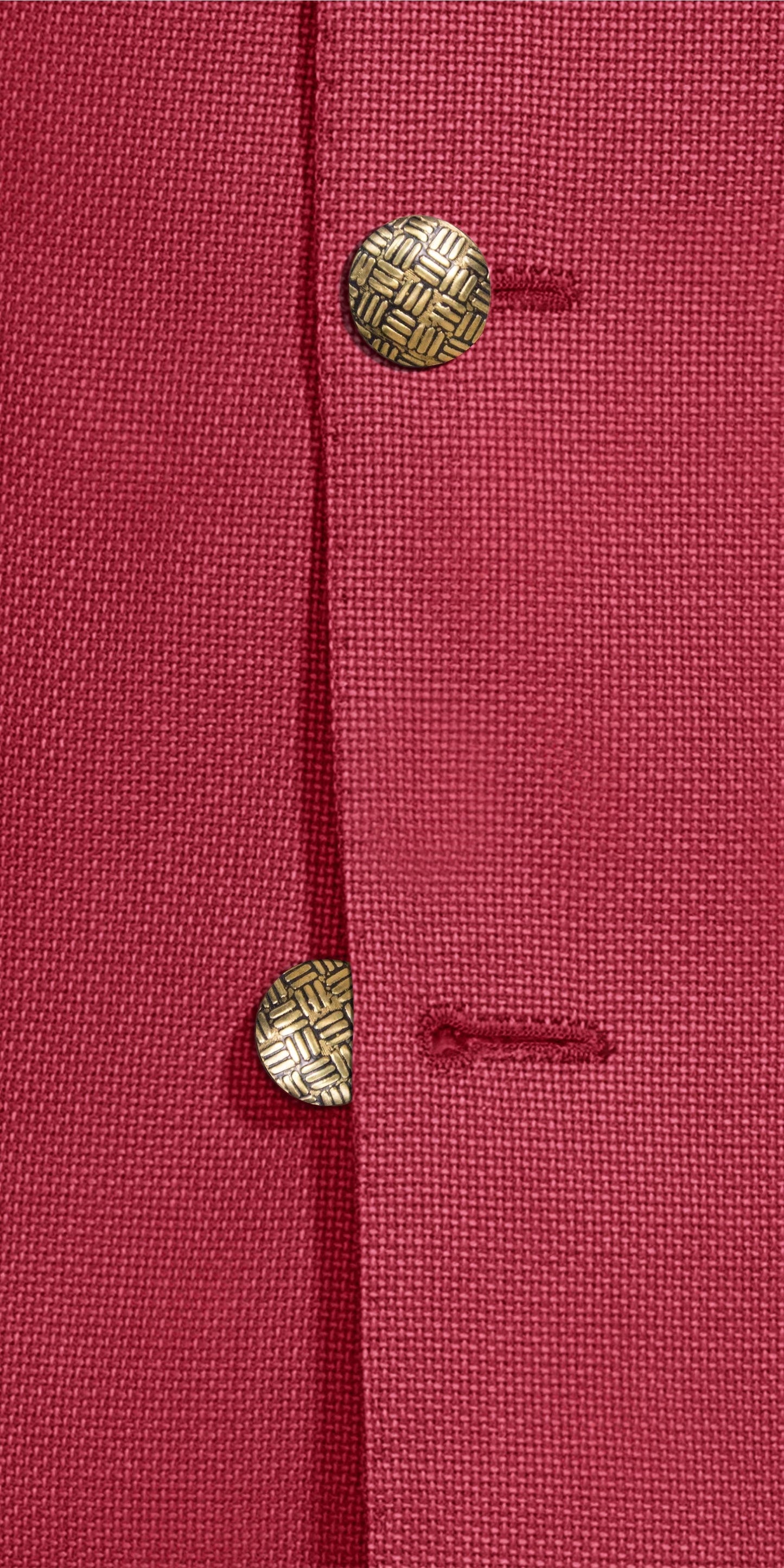 Gurhkan Red Nehru Vest