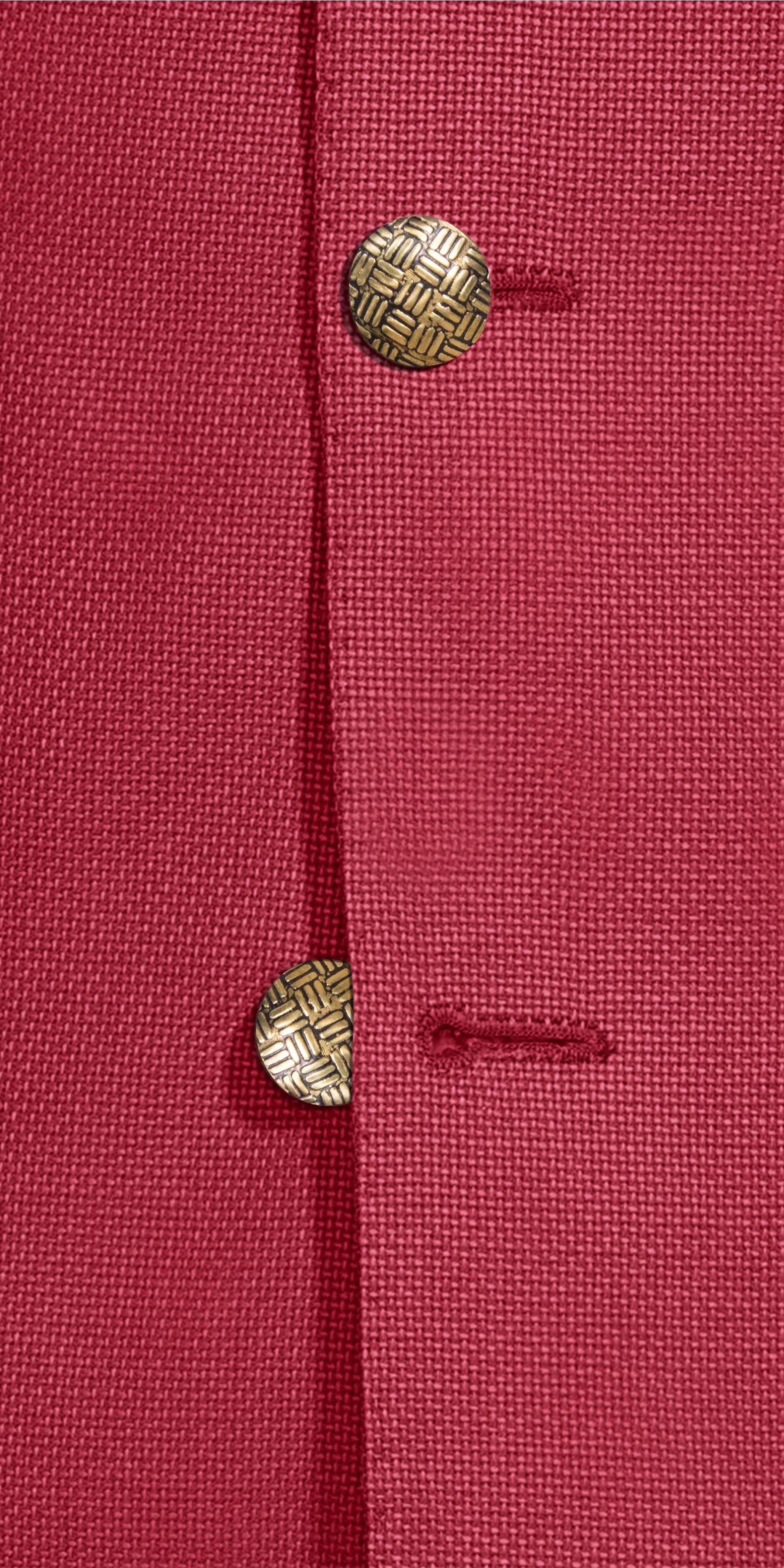 Gurhkan Red Nehru Vest