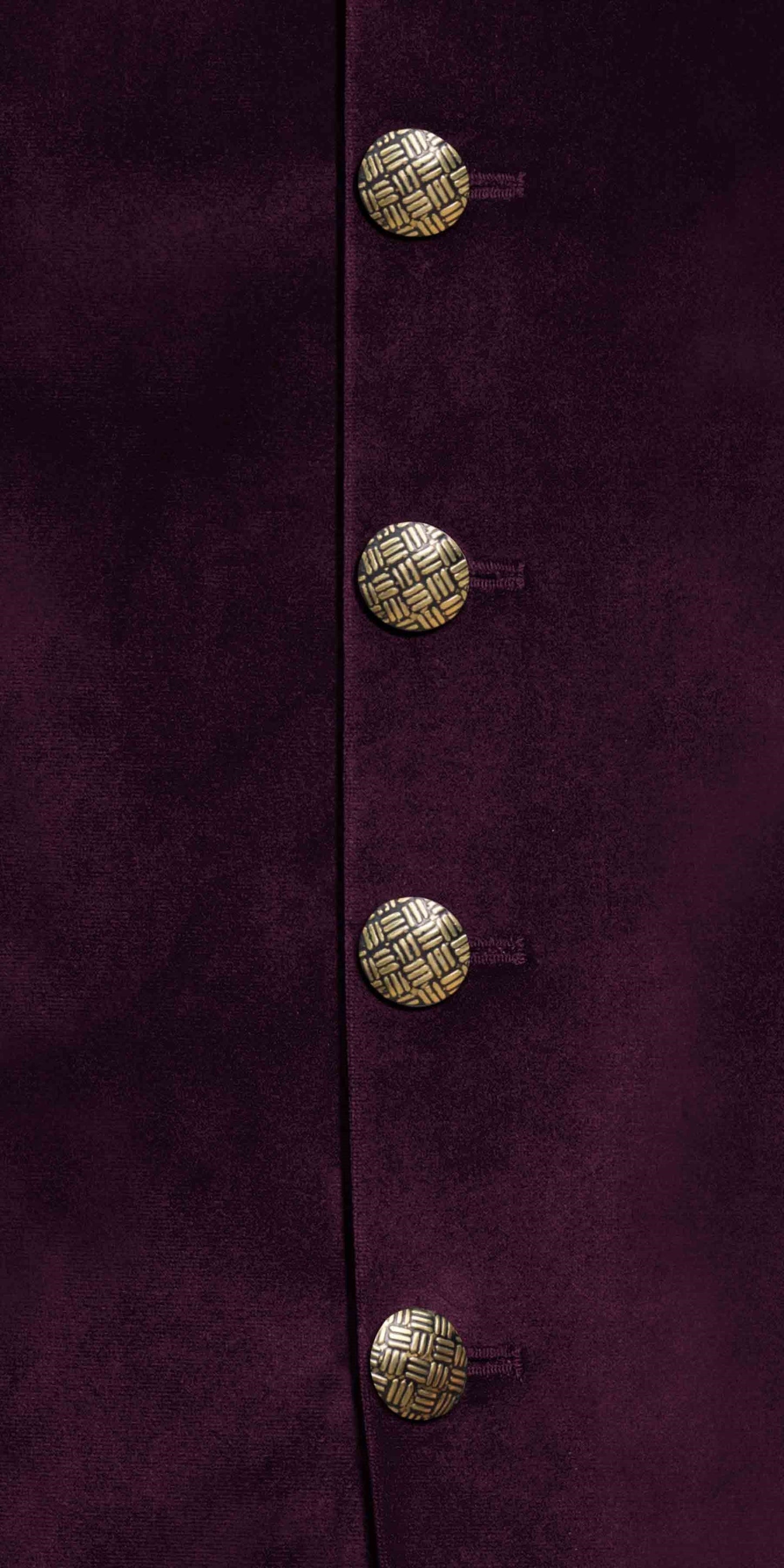 Sujaan Purple Velvet Sherwani